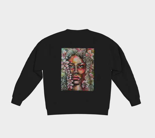 Gaïa - coton ouaté à col rond classique