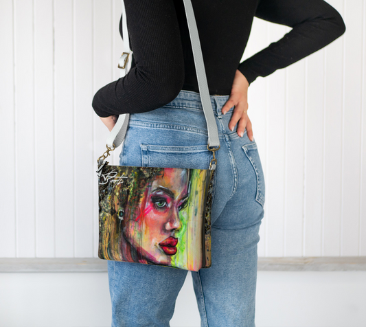 Azura sac bandouiliere en cuir vegan ⚜️