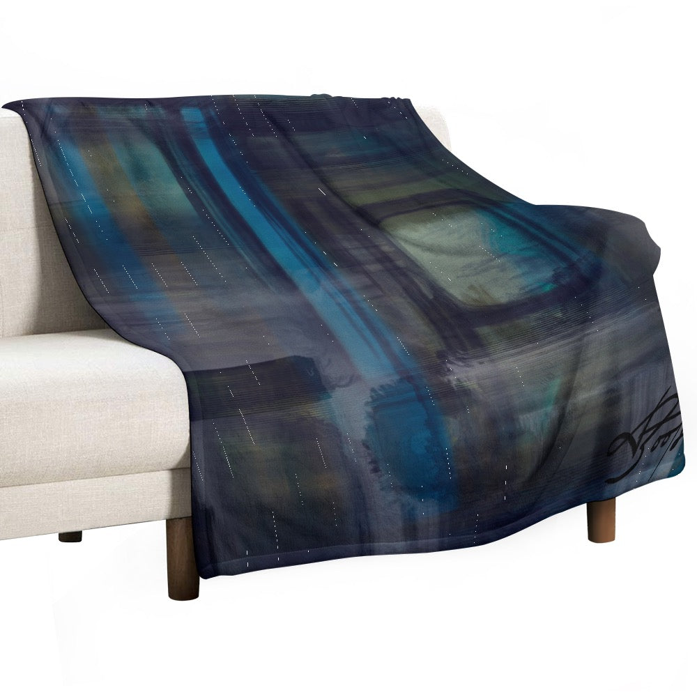 Azure couverture en flanelle ultra douce