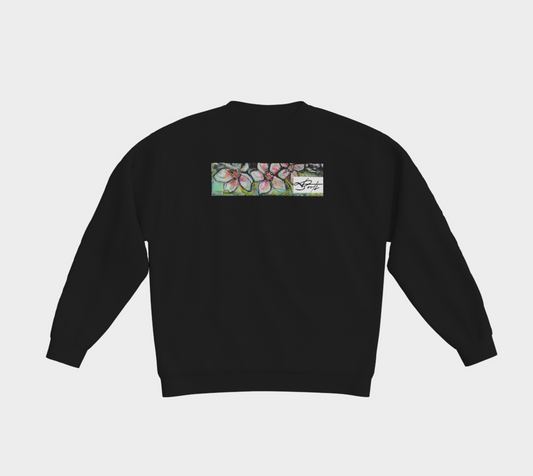 Gaïa - coton ouaté à col rond classique