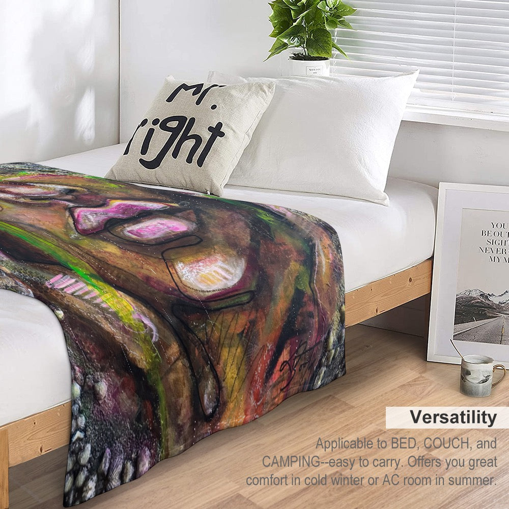 Dalia couverture flanelle ultra douce