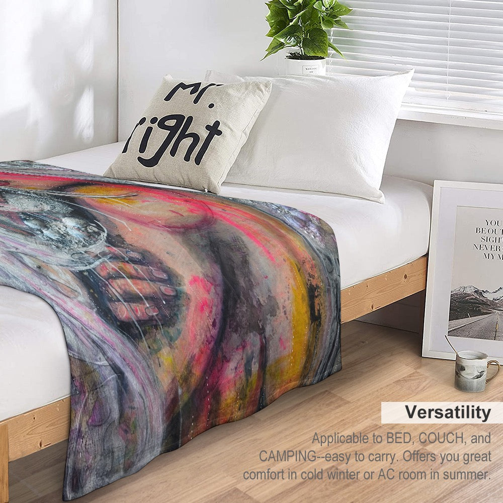 Anjali - Couverture en flanelle ultra-douce