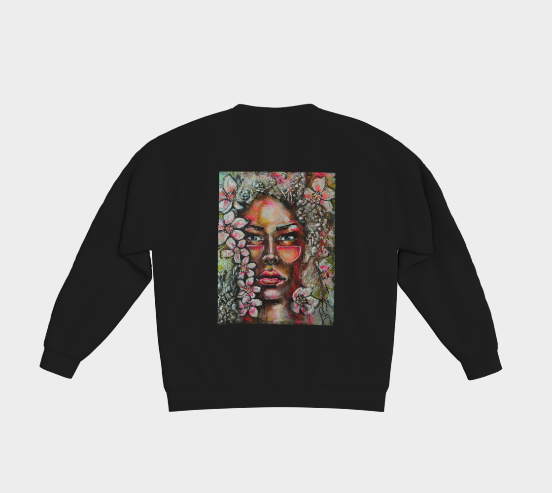 Gaïa - coton ouaté à col rond classique