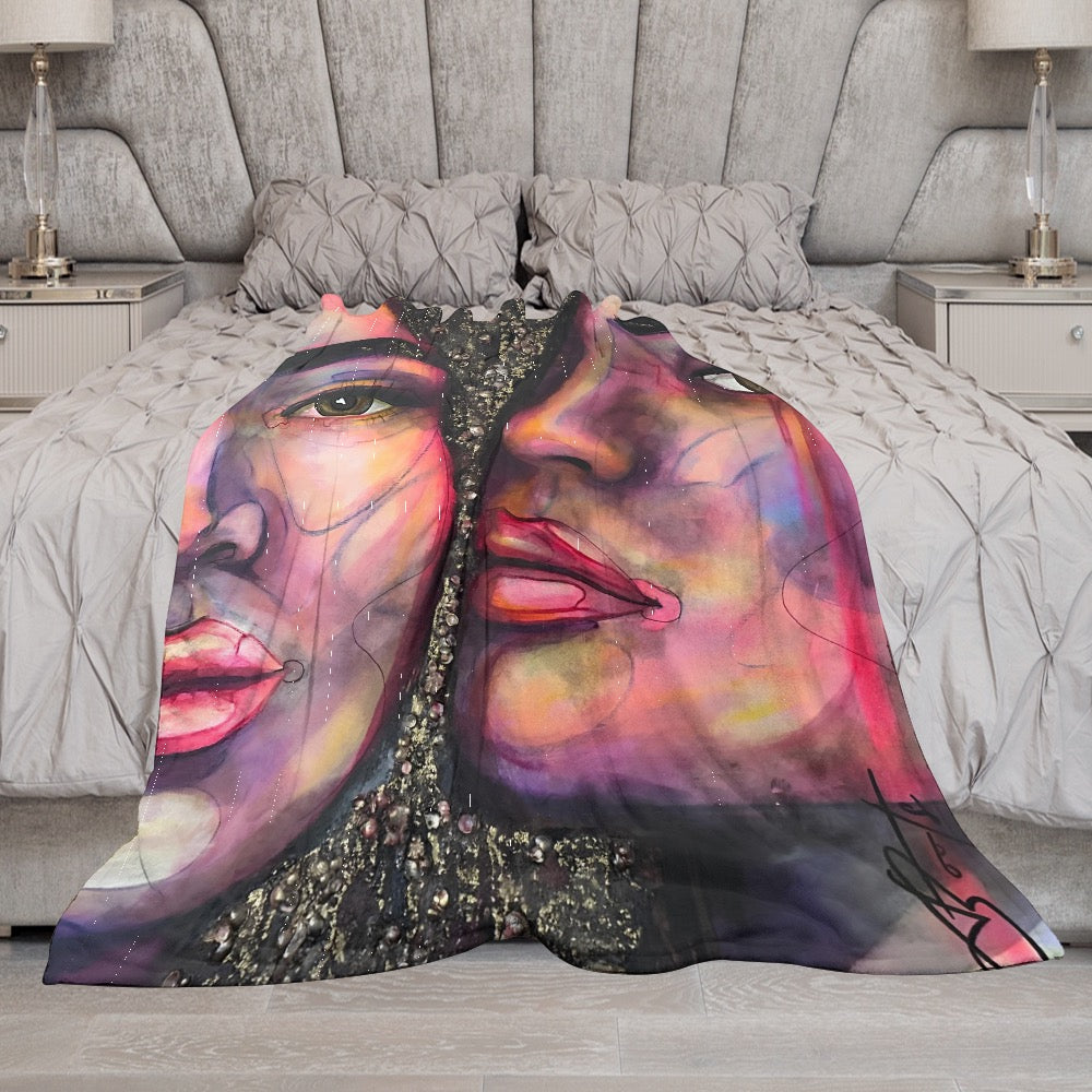 Anna-Leisa- Couverture en flanelle ultra-douce