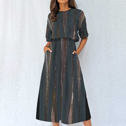 Robe Taille Élastique – Élégance et Confort au Quotidien