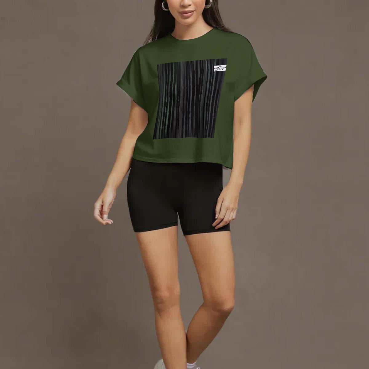 T-shirt croisé à dos ouvert – Style, confort et liberté de mouvement 💫 BLACK ROW