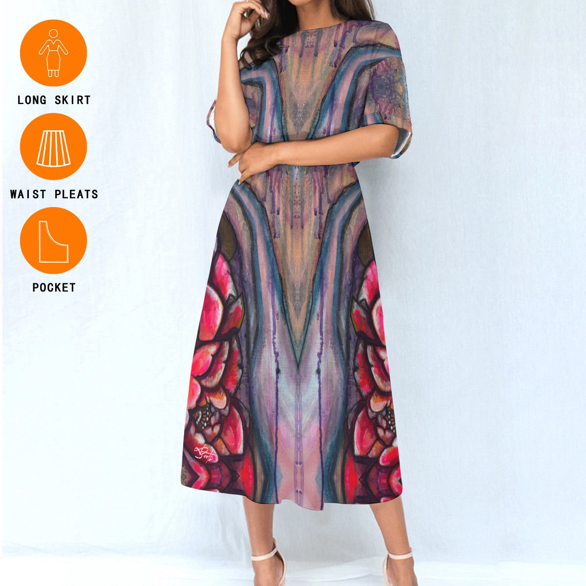 Robe Taille Élastique – Élégance et Confort au Quotidien