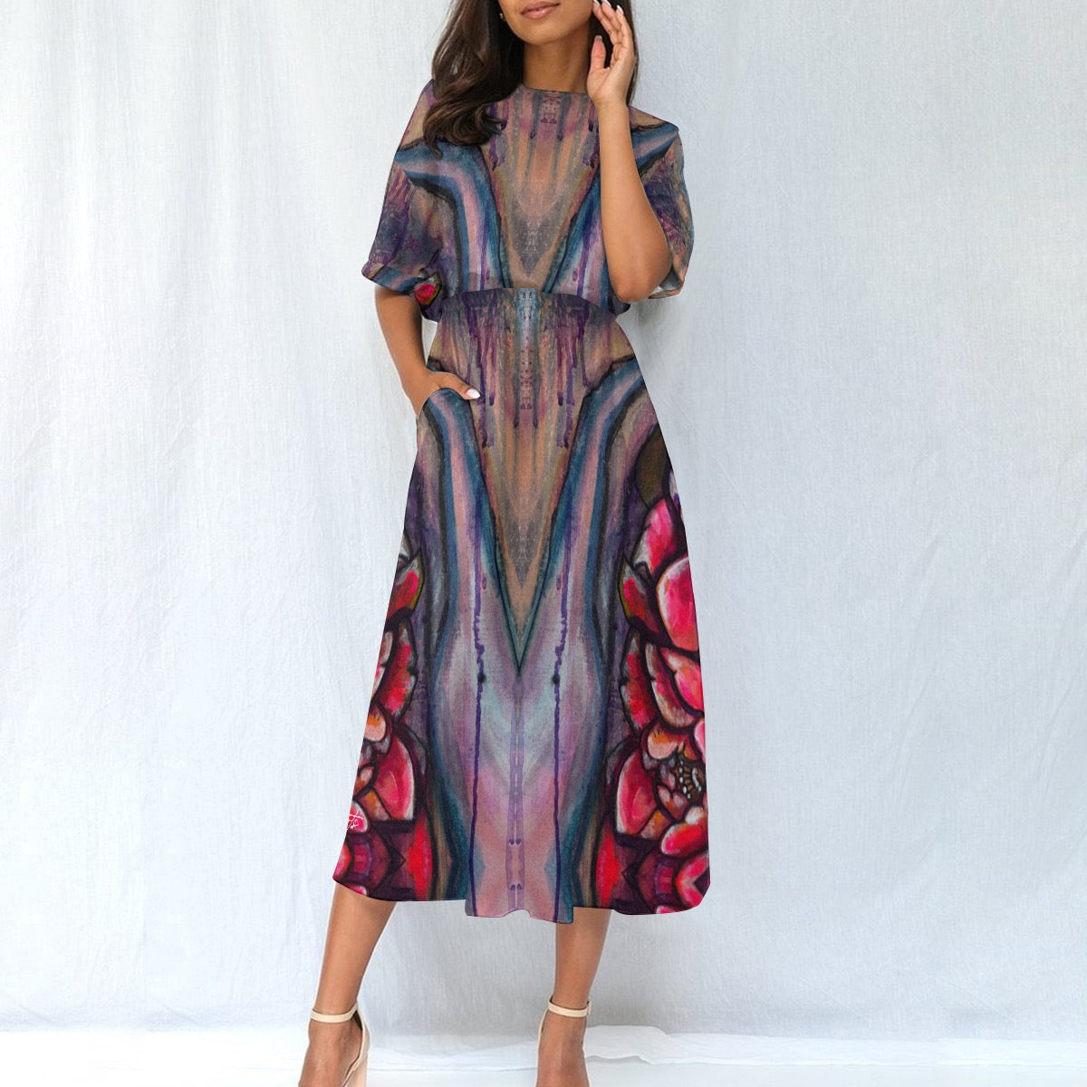 Robe Taille Élastique – Élégance et Confort au Quotidien