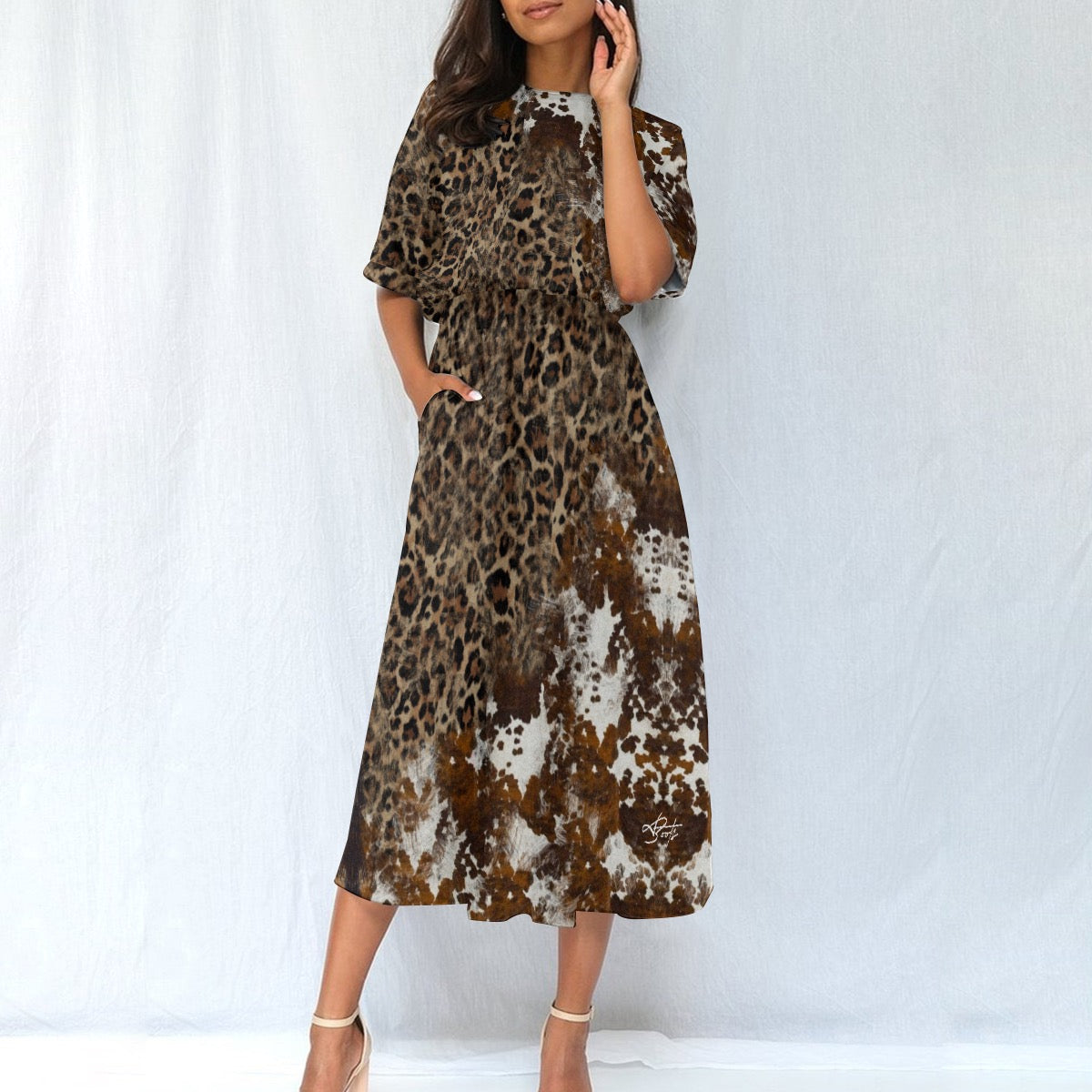 Robe Taille Élastique – Élégance et Confort au Quotidien