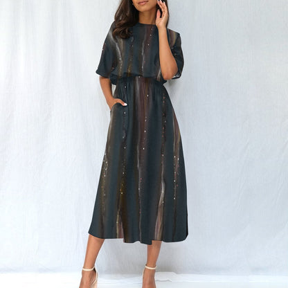 Robe Taille Élastique – Élégance et Confort au Quotidien