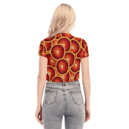 Haut manche courte Mesh- Crop Top