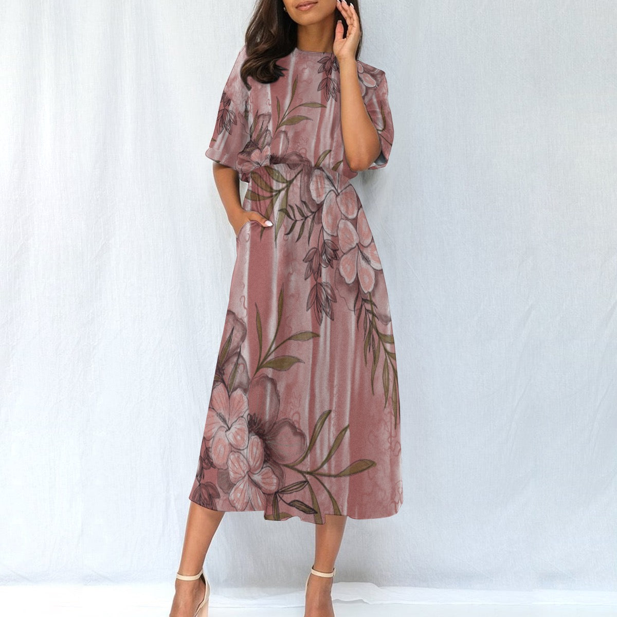 Robe Taille Élastique – Élégance et Confort au Quotidien