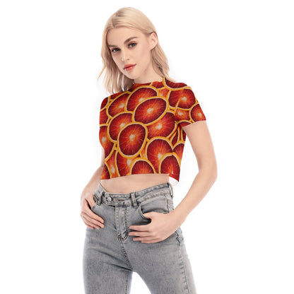 Haut manche courte Mesh- Crop Top