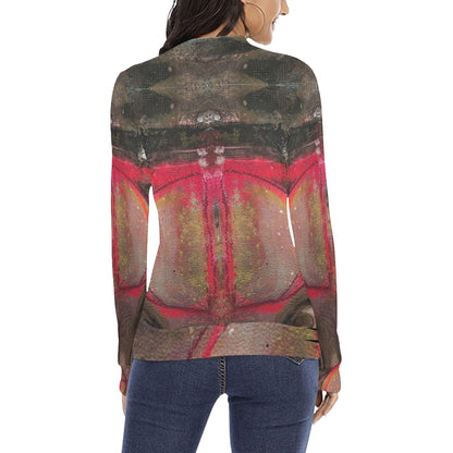 Chandail à col montant imprimé – Élégance et confort réunis 💫 SOLÈNE