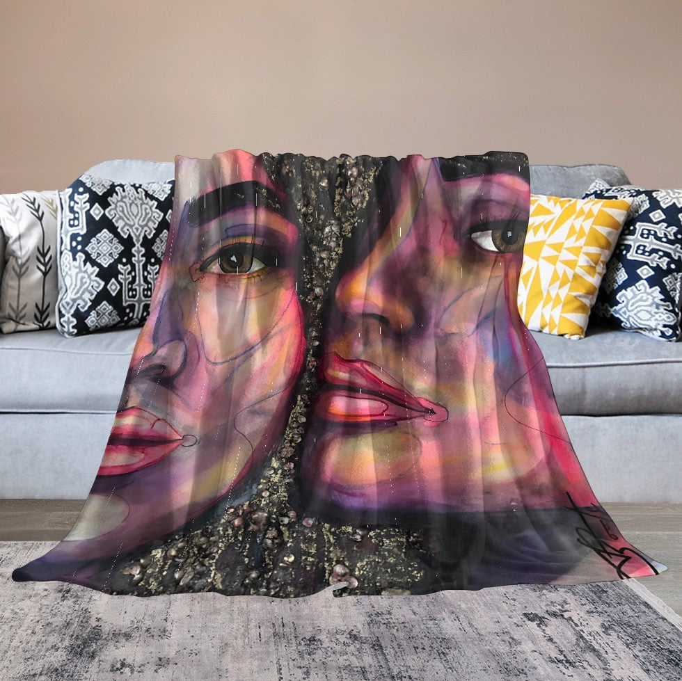 Anna-Leisa- Couverture en flanelle ultra-douce