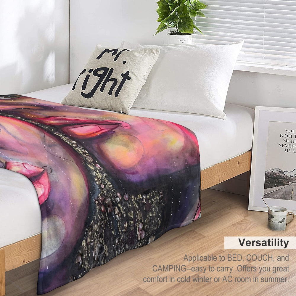 Anna-Leisa- Couverture en flanelle ultra-douce