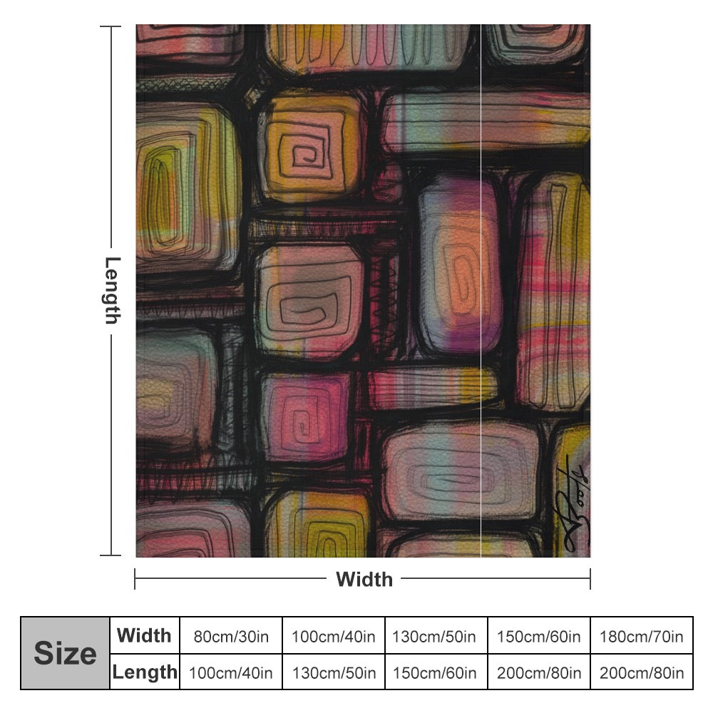 Rainbow couverture de flanelle ultra douce