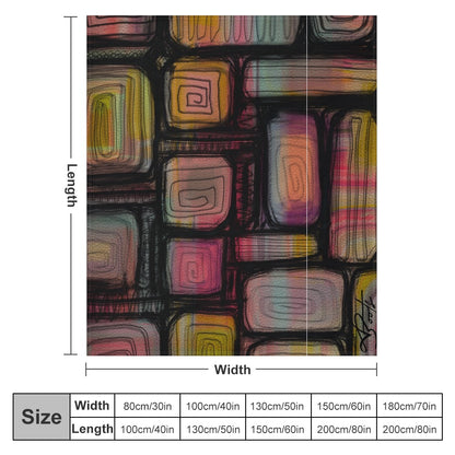 Rainbow couverture de flanelle ultra douce