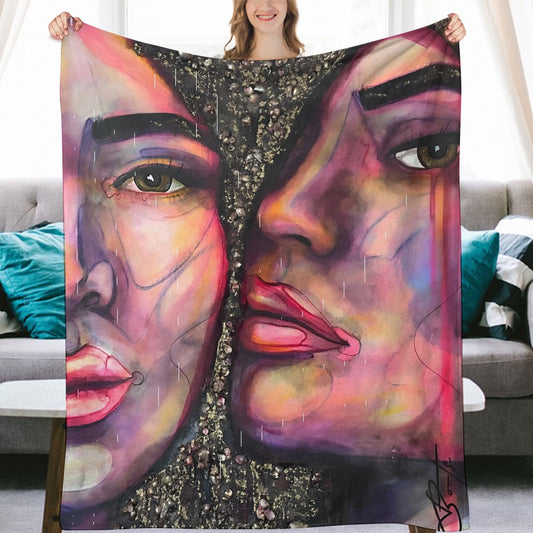 Anna-Leisa- Couverture en flanelle ultra-douce