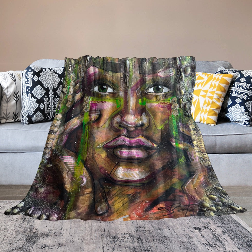 Dalia couverture flanelle ultra douce