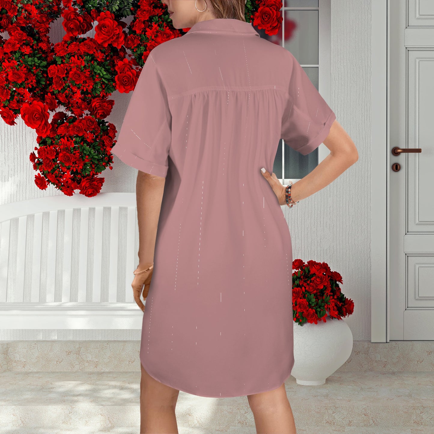 Chemisier manche courte Zaharaa