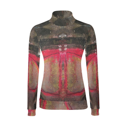 Chandail à col montant imprimé – Élégance et confort réunis 💫 SOLÈNE