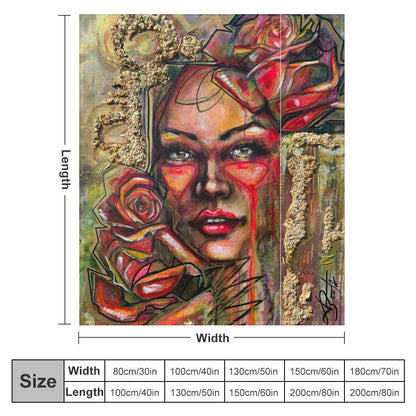 Valentina Couverture en flanelle ultra douce