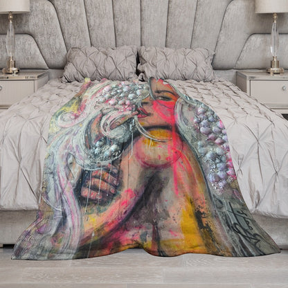 Anjali - Couverture en flanelle ultra-douce