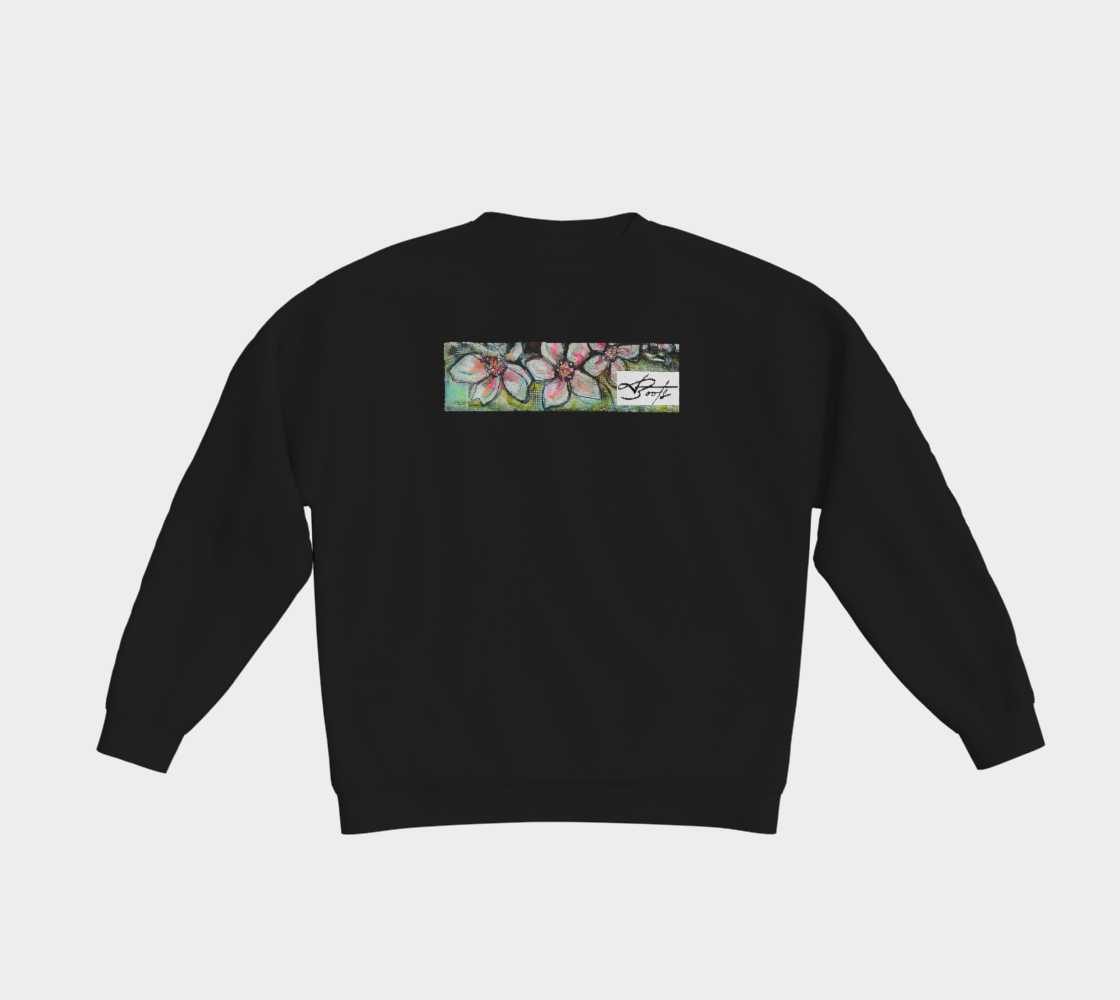 Gaïa - coton ouaté à col rond classique