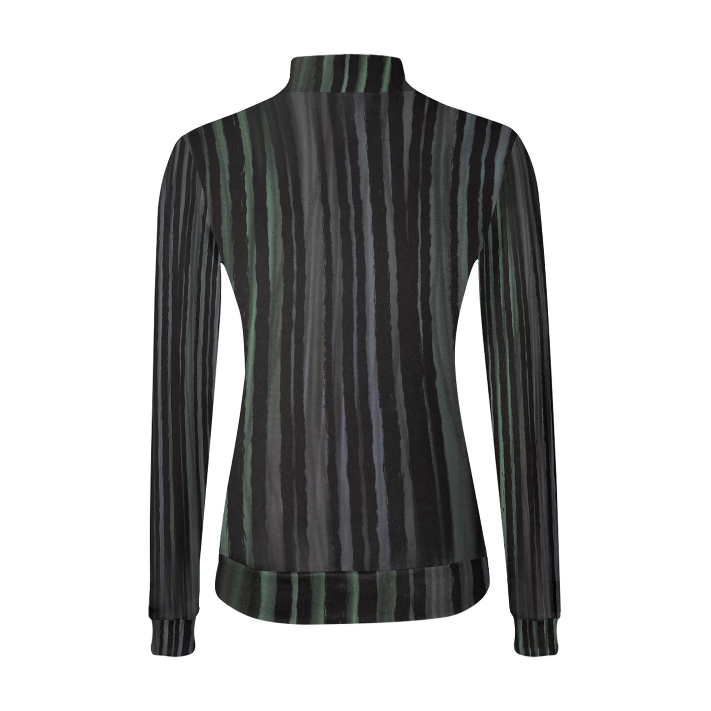 Chandail à col montant imprimé – Élégance et confort réunis 💫 BLACK ROW