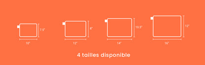 Priya - Poches fourre-tout à fermeture éclaire