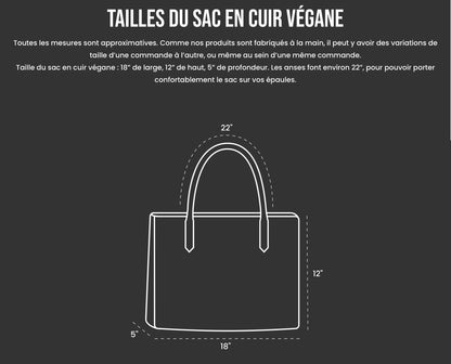 Zaharaa Sac en Cuir Végane ⚜️