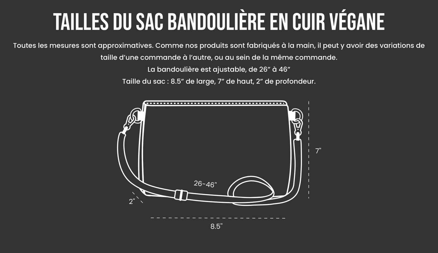 Priya - Sac à main cuir Végan ⚜️