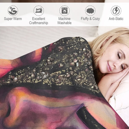 Anna-Leisa- Couverture en flanelle ultra-douce