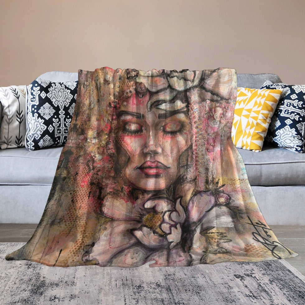 Zaharaa - Couverture en flanelle ultra-douce