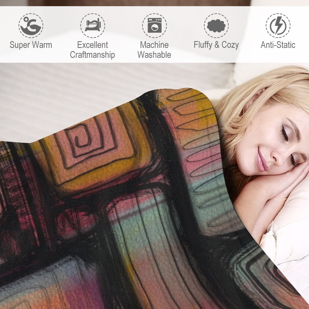 Rainbow couverture de flanelle ultra douce