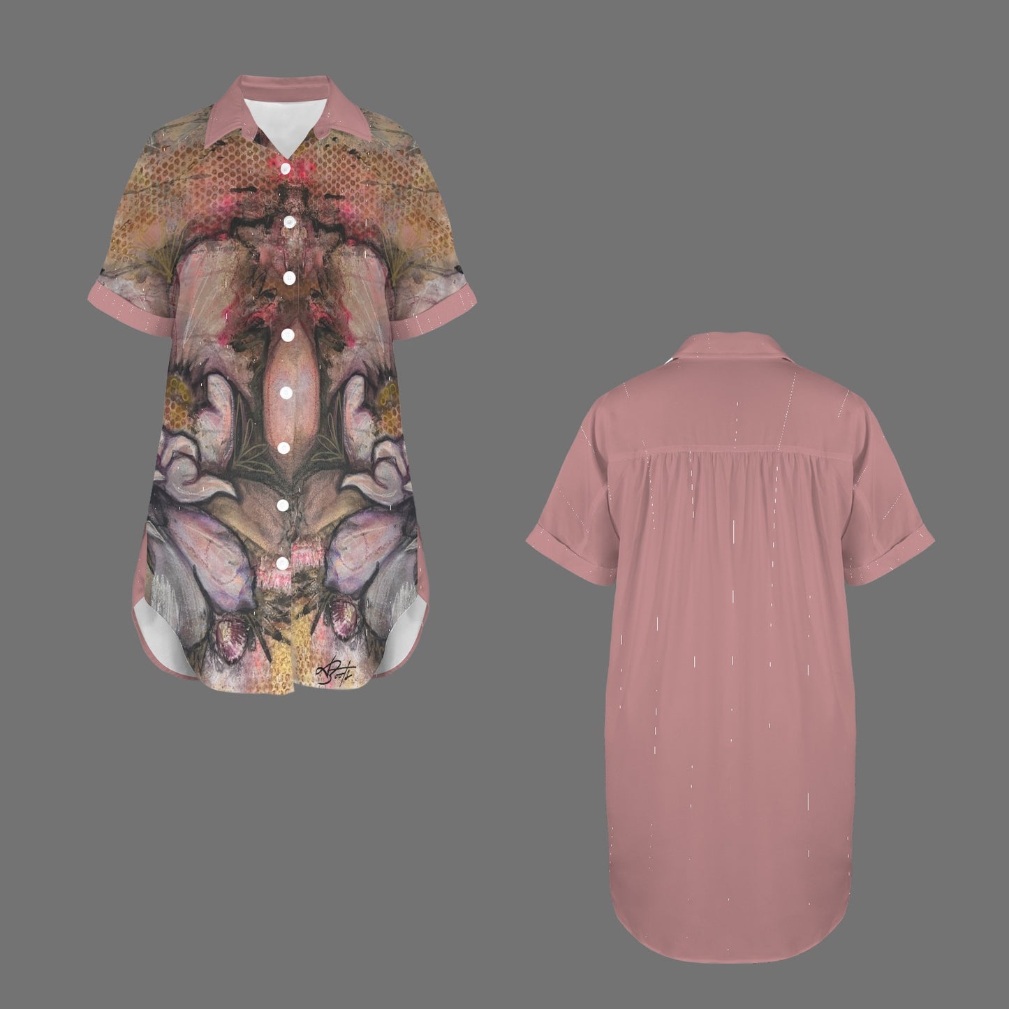 Chemisier manche courte Zaharaa