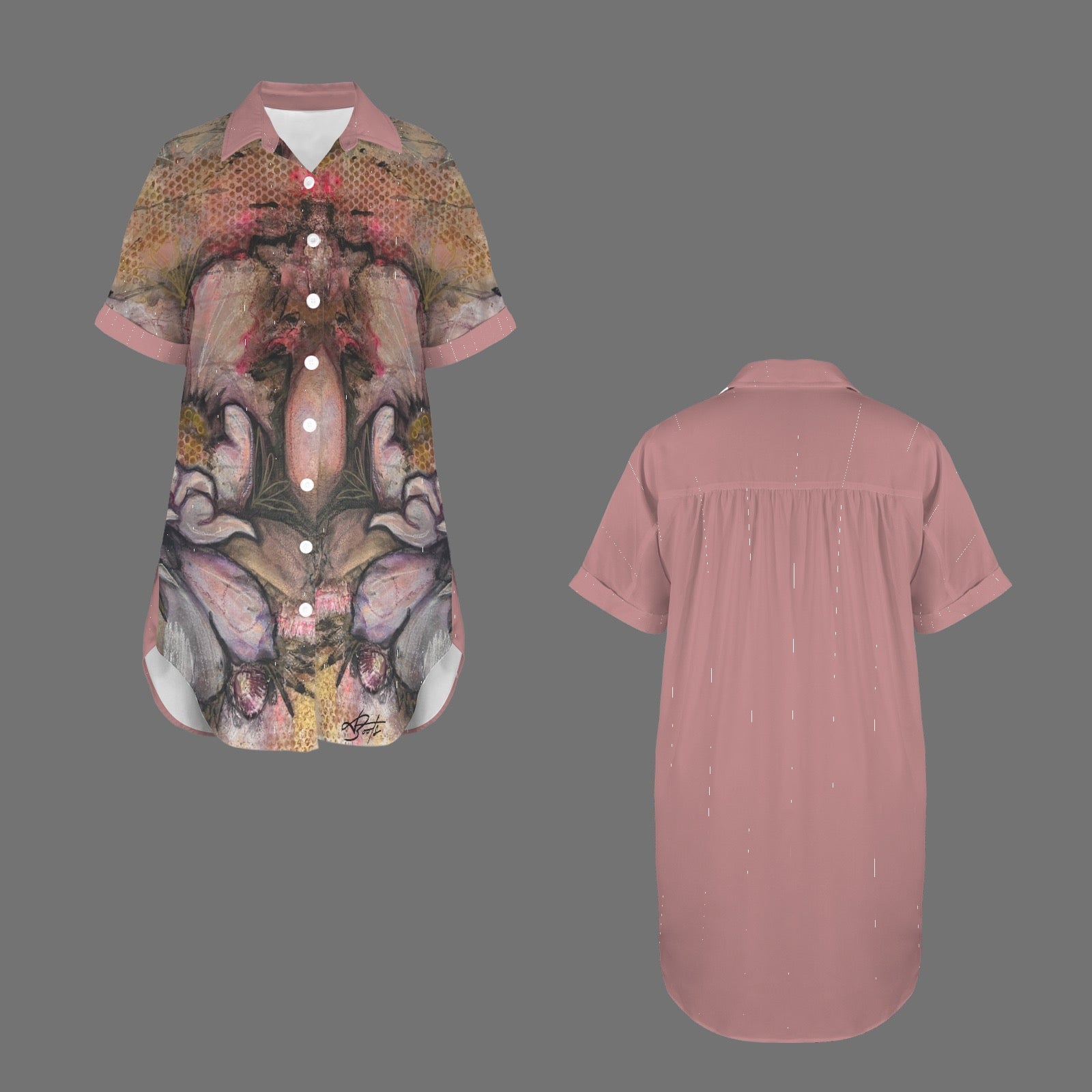 Chemisier manche courte Zaharaa