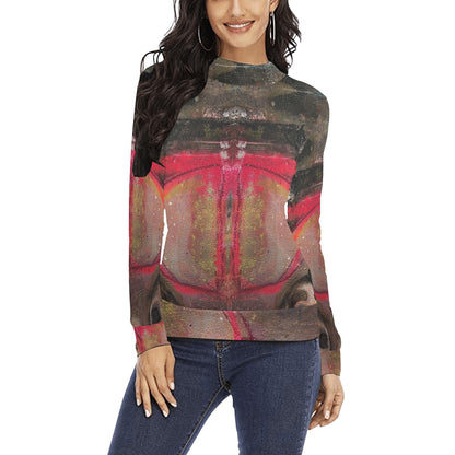 Chandail à col montant imprimé – Élégance et confort réunis 💫 SOLÈNE