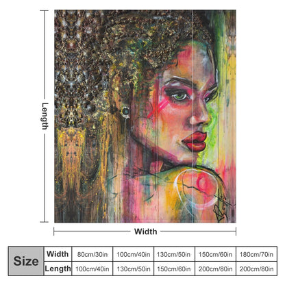 Azura - Couverture en flanelle ultra-douce